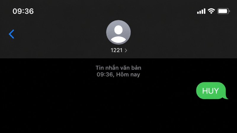 Hủy nhạc chờ Viettel bằng tin nhắn SMS