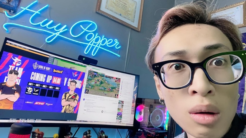 Huy Popper ngoài đời và trên mạng không có nhiều khác biệt