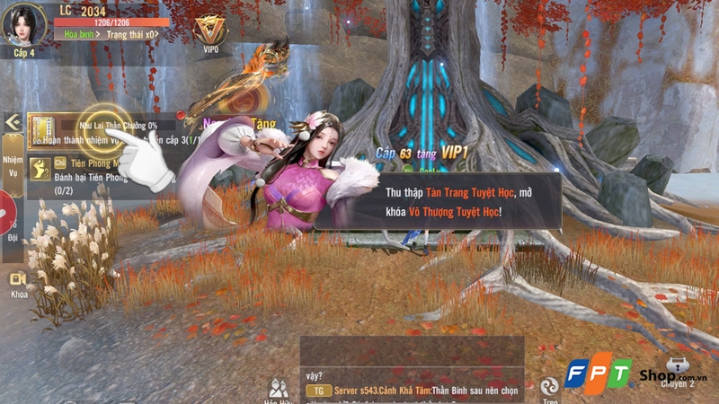 Làm theo hướng dẫn tân thủ