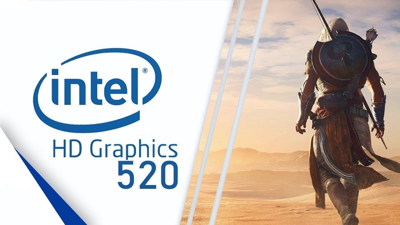 Intel HD Graphics 520 tích hợp sẵn hỗ trợ tốt các tác vụ giải trí cơ bản
