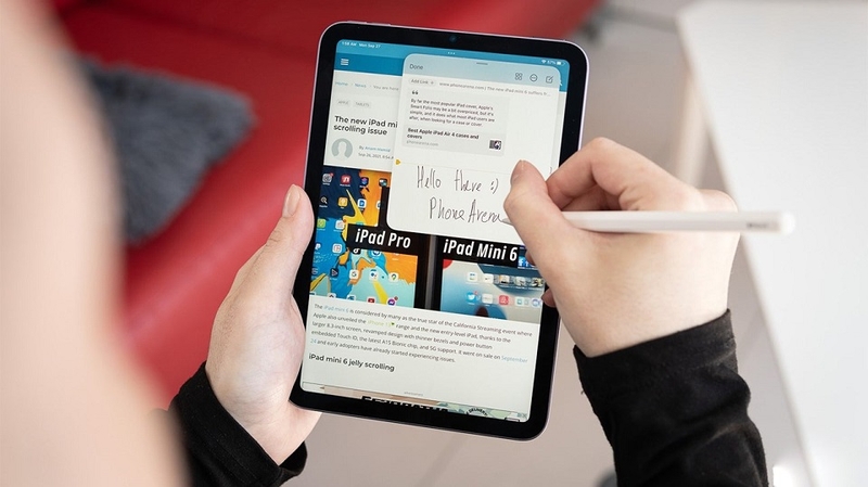 Khả năng On-Screen của iPad mini 6 có tốt không?