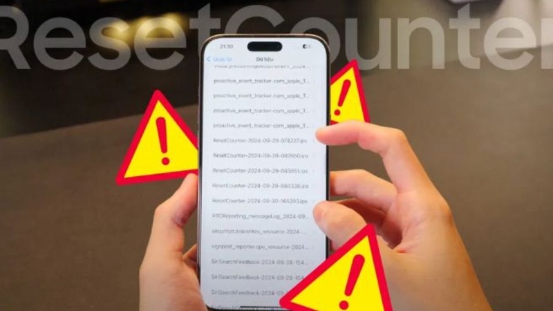 iPhone 16 lỗi Reset Counter 1