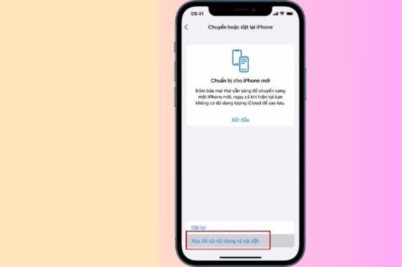 Khởi động hoặc reset lại cài đặt gốc iPhone