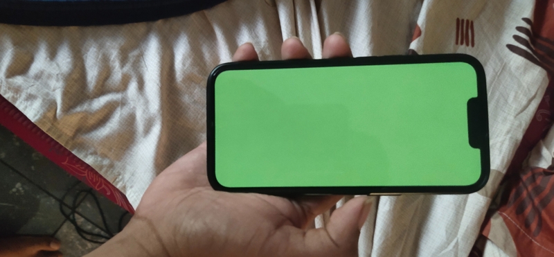 iPhone bị màn hình xanh rồi tắt nguồn hình 1