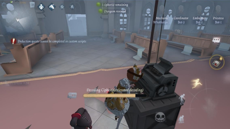 Cố gắng ẩn nấp và giữ khoảng cách