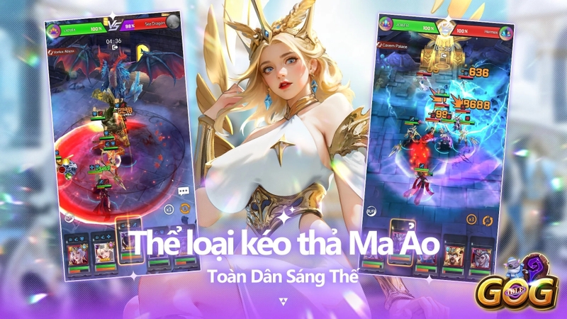 Gameplay idle treo máy, AFK vẫn nhận thưởng đều đặn