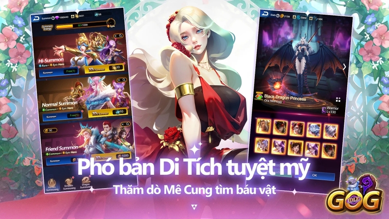 Kho tướng phong phú, nâng sao dễ dàng theo thời gian