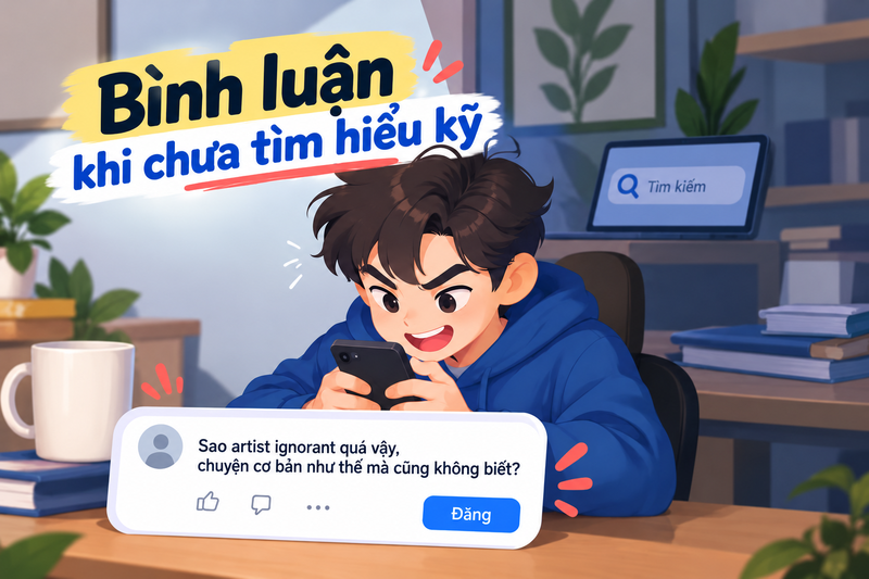 Bình luận khi chưa tìm hiểu kỹ