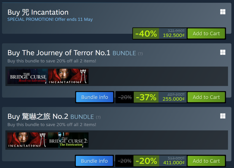 Mua game Chú Nguyền trên Steam