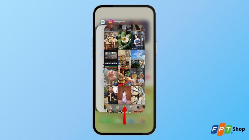Mở lại ứng dụng Instagram