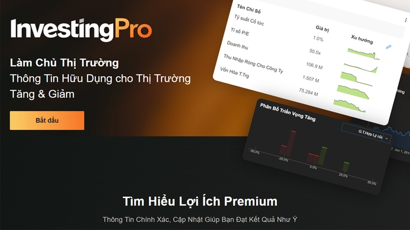 Phiên bản nâng cấp InvestingPro