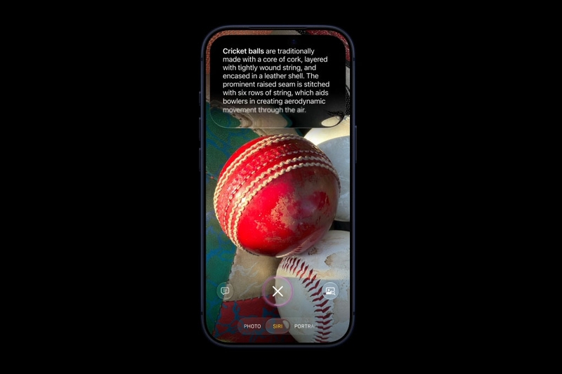 Visual Intelligence được tích hợp vào ứng dụng Camera trên iOS 27.