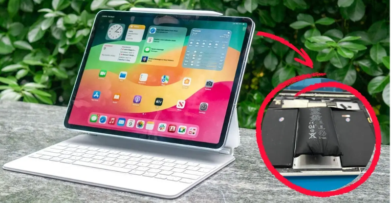 dau hieu ipad bi phong pin