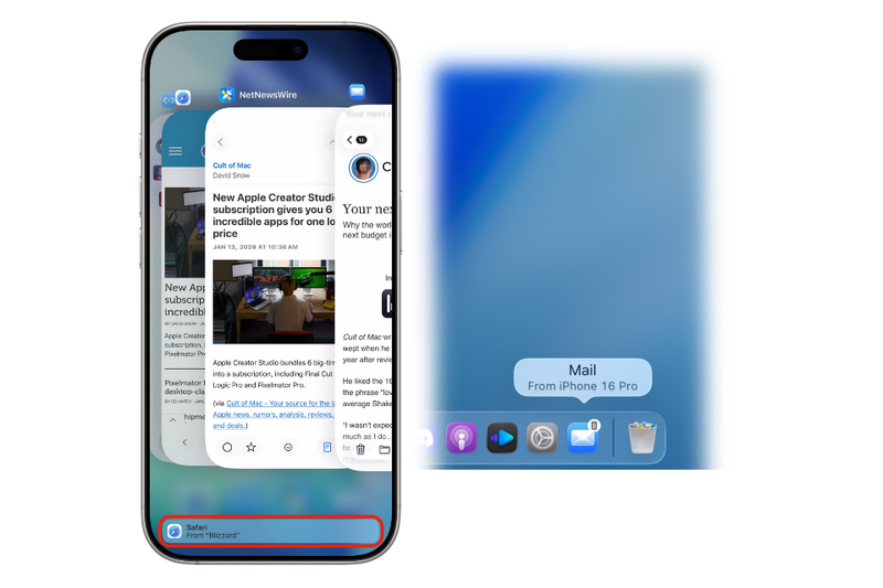 Sử dụng tính năng Continuity với iPhone