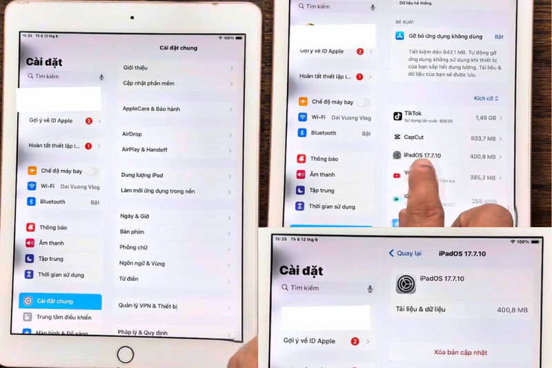 iPad không cập nhật được iOS (2)
