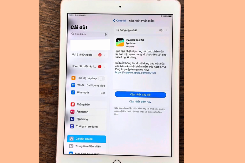 iPad không cập nhật được iOS (3)