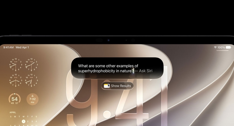 Siri AI trên iPadOS 27 hỗ trợ hiểu ngữ cảnh và nội dung trên màn hình.