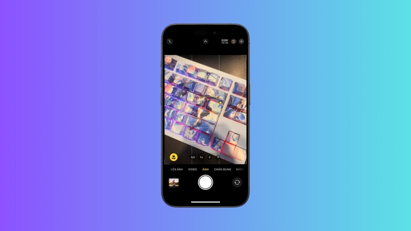 Tăng độ sáng trong ứng dụng Camera