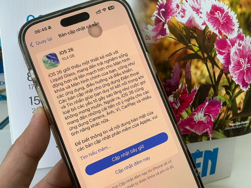 Cập nhật iOS lên phiên bản mới nhất