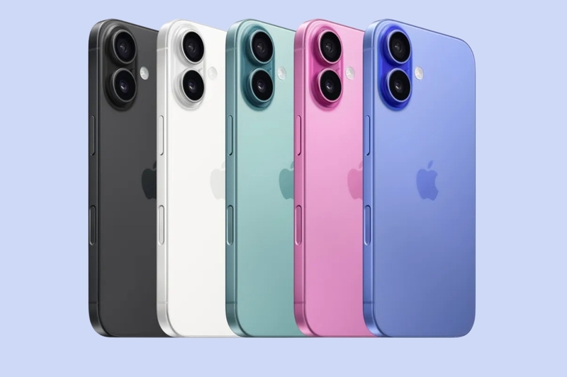 iphone 16 màu xanh mòng két hình 2