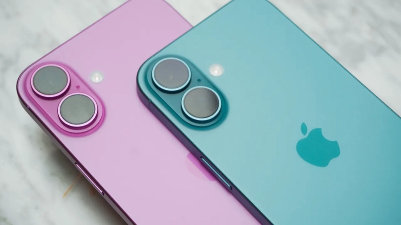 iphone 16 màu xanh mòng két hình 7