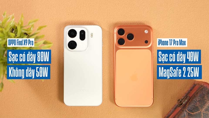 So sánh iPhone 17 Pro Max và OPPO Find X9 Pro - 04