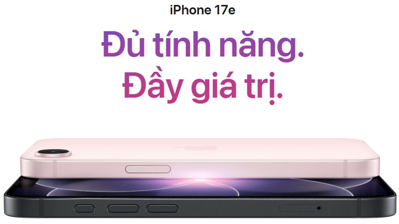 iPhone 17e là mẫu máy mới nhất hiện nay của nhà Apple