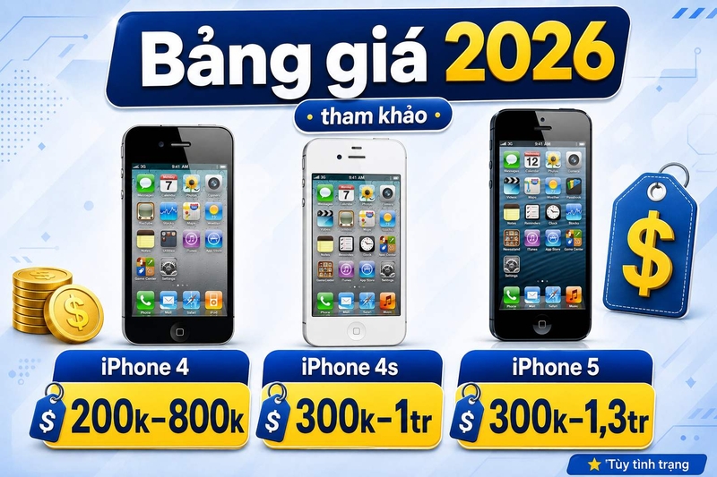 iphone 4, 4s, 5 cũ giá bao nhiêu ảnh 3