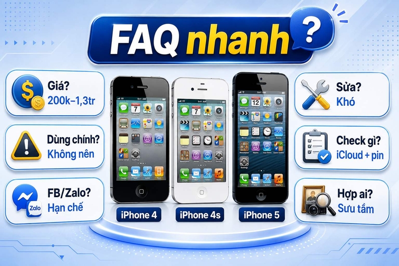 iphone 4, 4s, 5 cũ giá bao nhiêu ảnh 6
