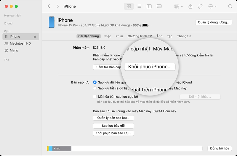 iPhone bị treo SOS khẩn cấp hình 2