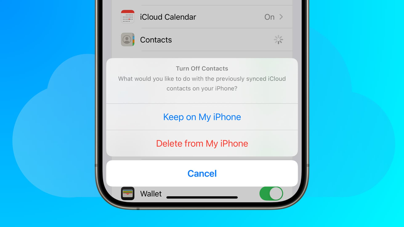 iphone không đồng bộ danh bạ 5