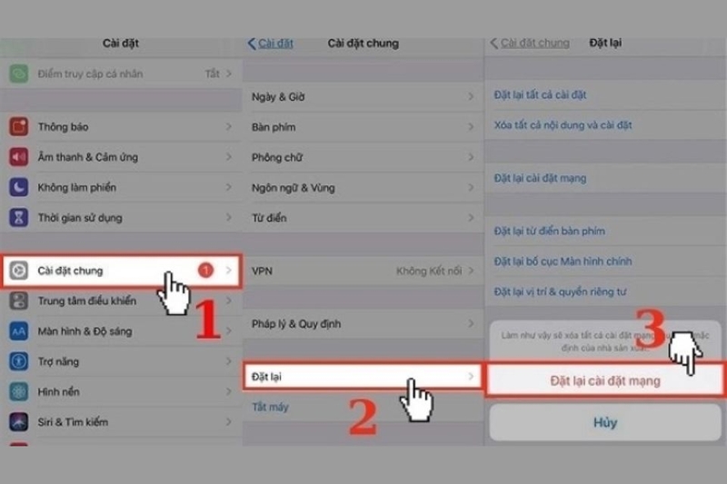 Đặt lại cài đặt mạng