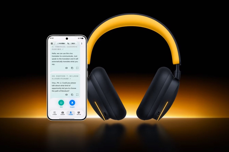 iQOO Gaming Headset hỗ trợ công cụ dịch thuật AI khi kết nối với thiết bị vivo hoặc iQOO tương thích.