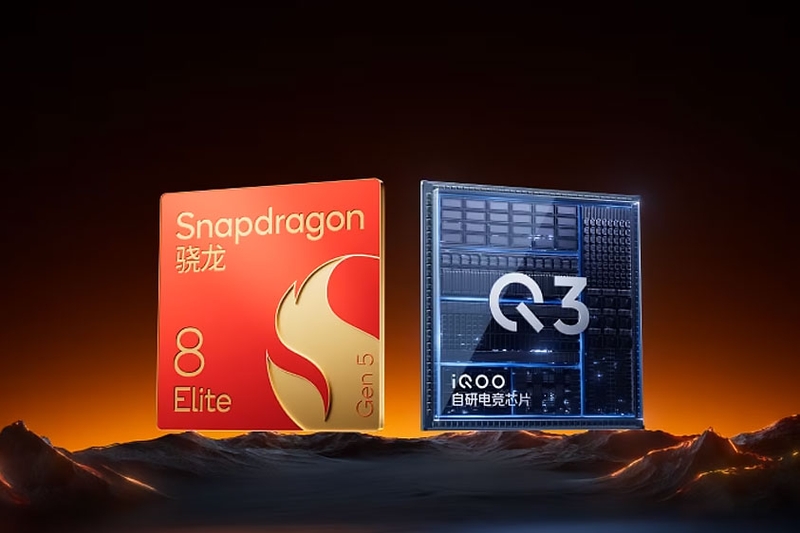 Bộ đôi Snapdragon 8 Elite Gen 5 và chip Q3 trên iQOO Neo 12 giúp tối ưu hiệu năng chơi game.
