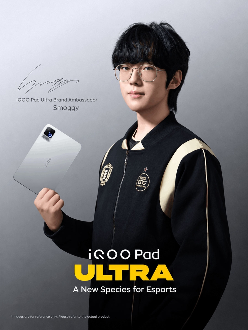 iQOO Pad Ultra sở hữu thiết kế nhỏ gọn, thuận tiện hơn khi cầm trên tay và mang theo.