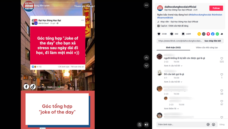 Nguyên nhân khiến Joke of The Day lan rộng trên mạng xã hội