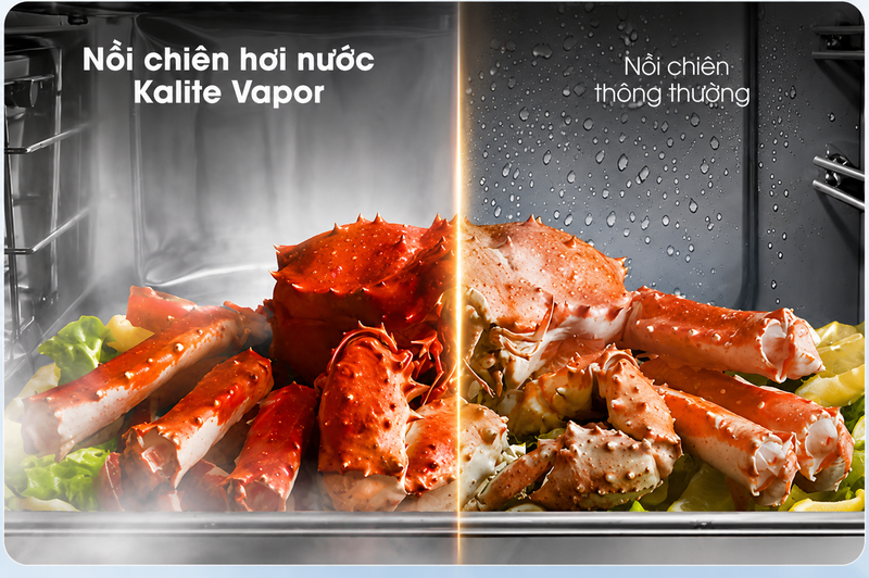Nồi chiên không dầu hơi nước Kalite 15 lít Vapor - hình 6