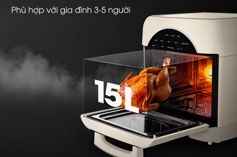 Nồi chiên không dầu hơi nước Kalite 15 lít Vapor - hình 10