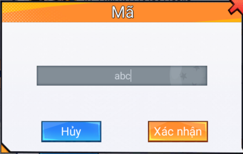 Cách nhập code Kame ĐCSC 3