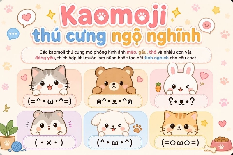 kaomoji dễ thương (ảnh 4)