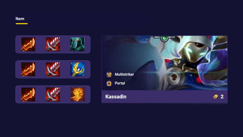 Hướng dẫn lên trang bị Kassadin mùa 12