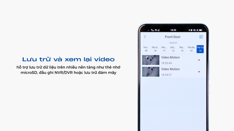 Lưu trữ và xem lại video