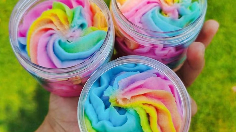 Kem cầu vồng phô mai 2