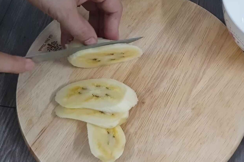 kem chuối dừa hình 2