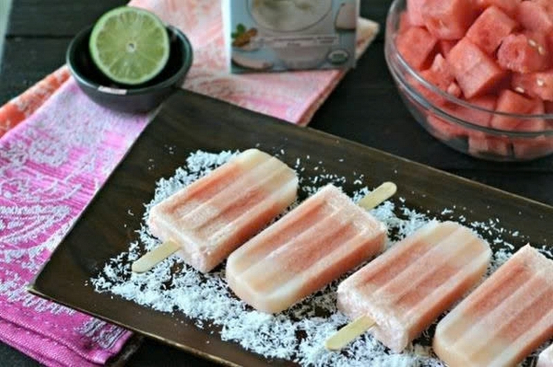 Kem dưa hấu nước cốt dừa ảnh 2
