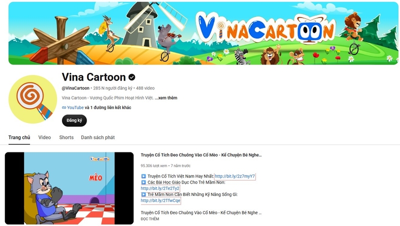 kênh YouTube cho trẻ em 21