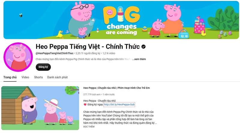 kênh YouTube cho trẻ em 19