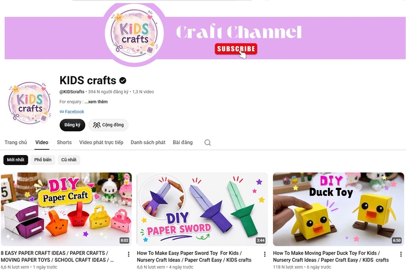 kênh YouTube cho trẻ em 22