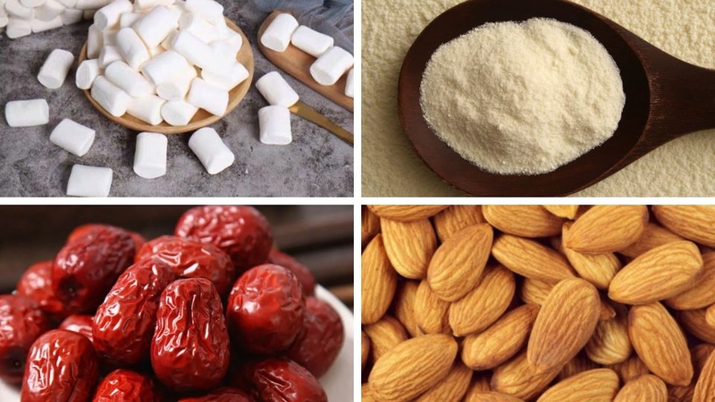 cách làm kẹo táo đỏ hạnh nhân 2