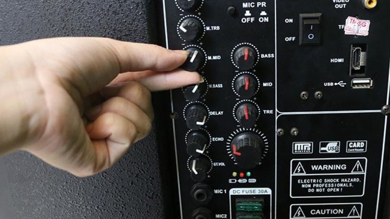 Bước 5: Chỉnh âm lượng và âm thanh